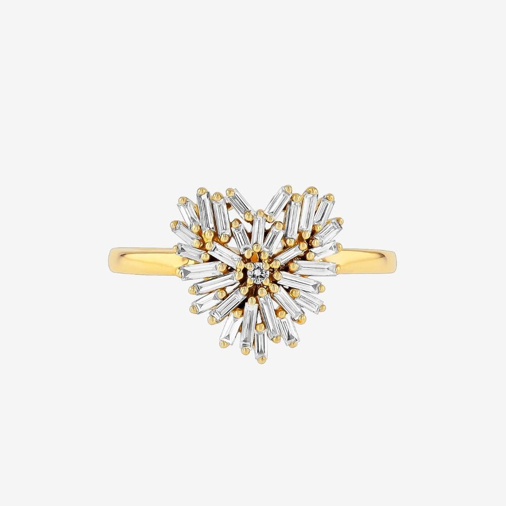 6.5 Classic Diamond Small Heart Ring Suzanne Kalan